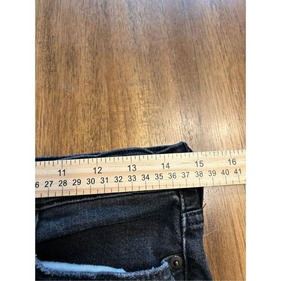 Hollister Epic Flex Black Denim Jeans Men's Size 29x30 Skinny Distressed Ripped - Picture 7 of 9